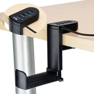 KIWIFOTOS DH-U5A – Support de casque pivotant 360° pour bureau organisé