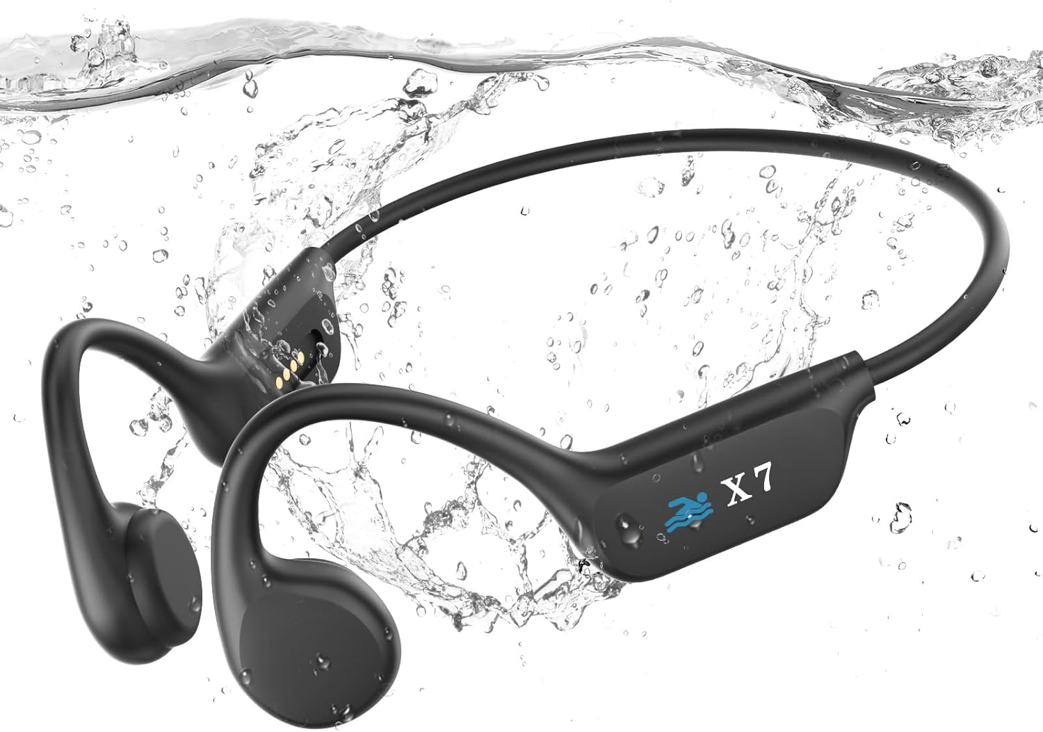 Guudsoud X7 – Écouteurs conduction osseuse IP68 pour natation et sport